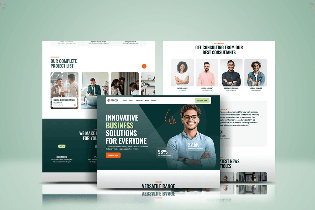 📊 Business Consulting Website