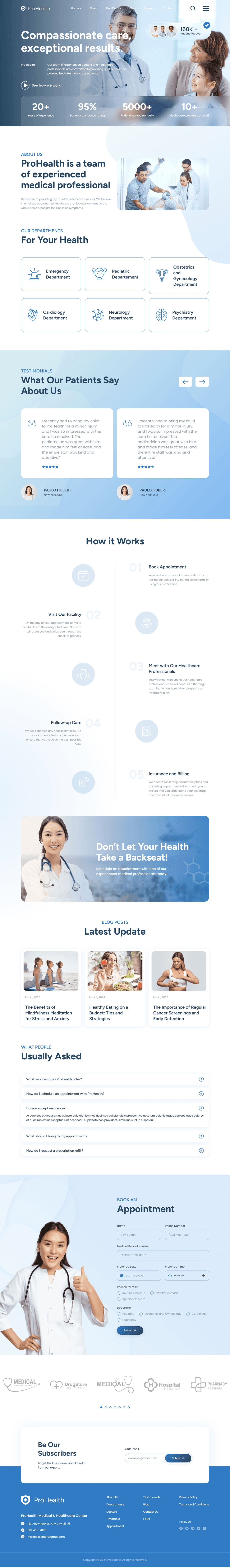 🩺 Doctor Healthcare Appointment Website