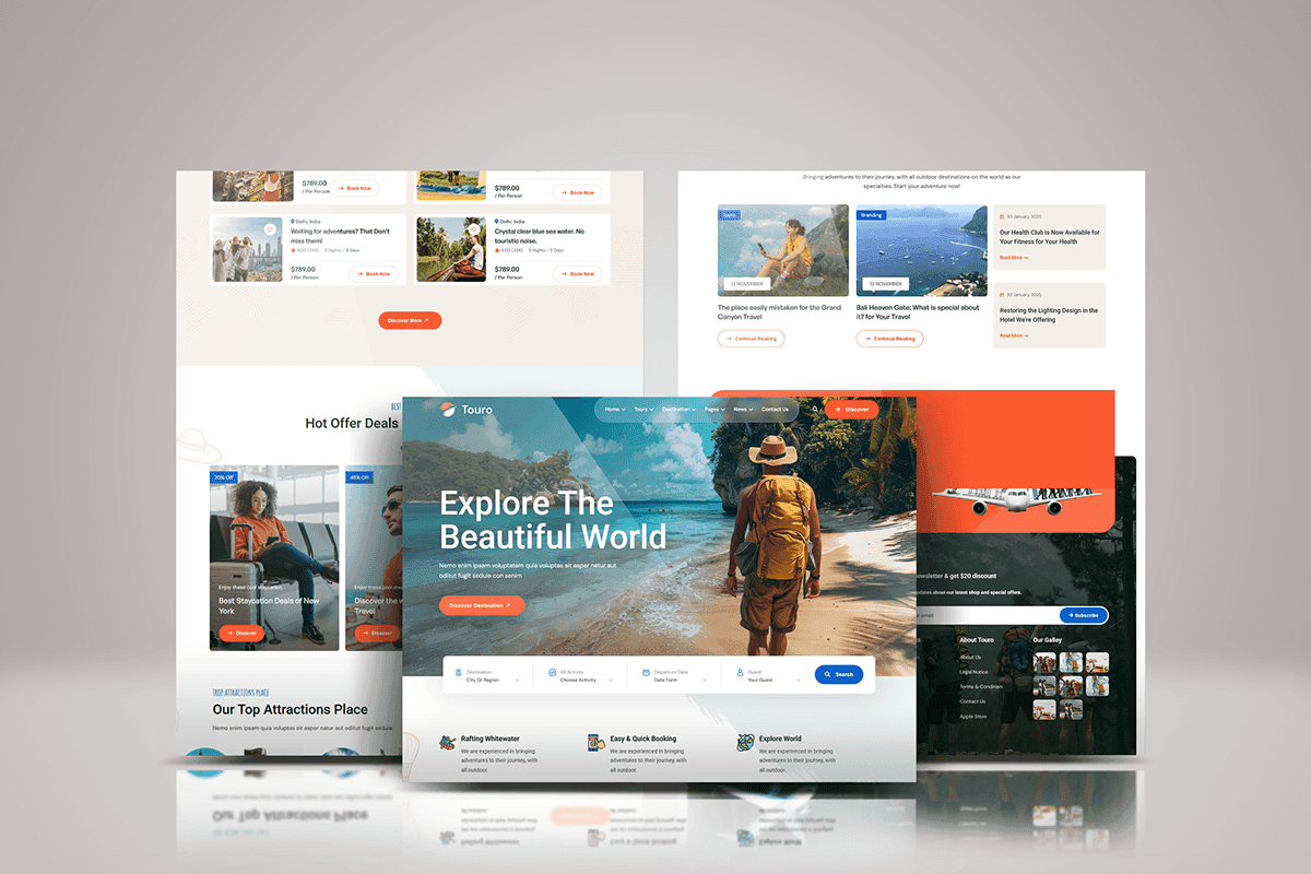 🌍 Explore World Travel Website